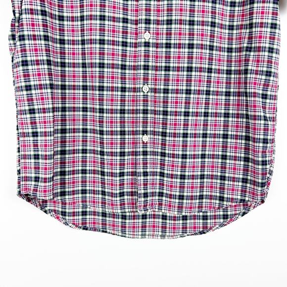 Denim & Supply Ralph Lauren Short Sleeve Button Front Plaid Shirt Mens Size Med - Picture 5 of 10